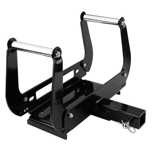 STEGODON Winch Mounting Plate Winch Cradle Mounting Bracket 8000lbs-13000lbs Capacity Foldable Bracket for Truck Trailer ATV 2 Hitch Receiver 4WD